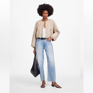 Madewell the darted barrel leg jeans size 28 new